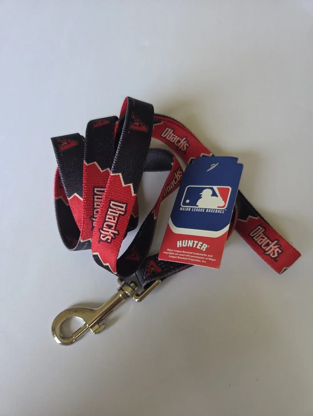 Arizona Diamondbacks Dog Leash Lanyard NWT HUNTER MLB Red Logo Heavy Duty